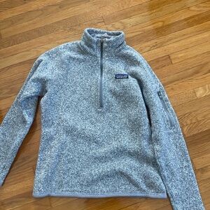 Patagonia Heather Gray Fleece Pullover
